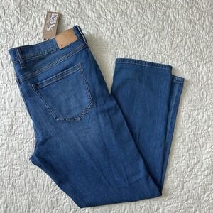 Eddie Bauer Boyfriend Slim Denim Jeans Women's 37x30 Inch Size 16 Mid-Rise NWT